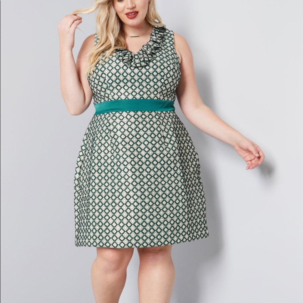 ModCloth x Ana Sui Admiring Eyes sheath dress 14